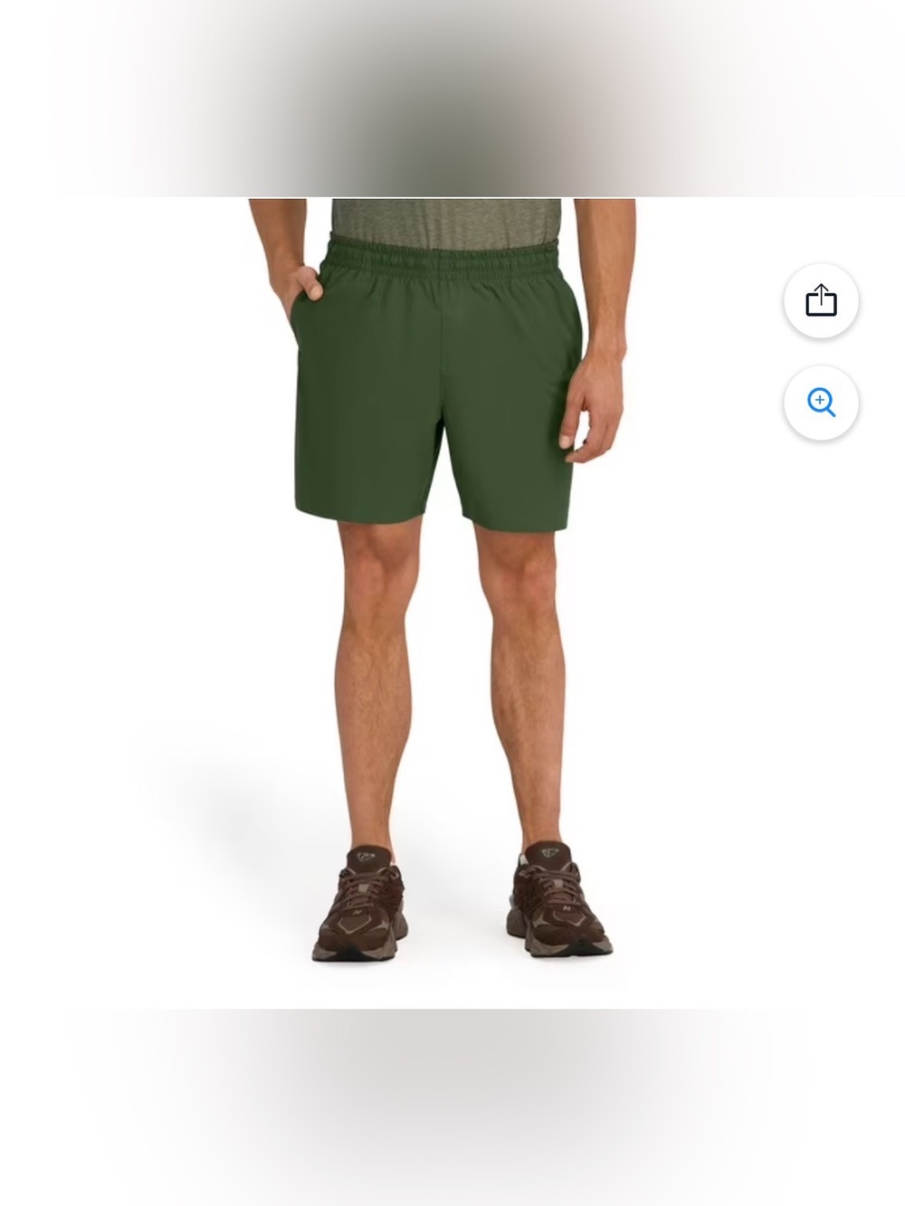 Outdoor Voices Men's Athletic Shorts in Olive Green
